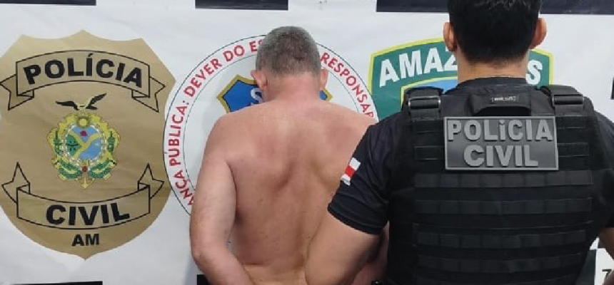 A Polícia Civil do Amazonas (PC-AM), por meio da 73ª Delegacia Interativa de Polícia (DIP) de Novo Aripuanã (a 227 quilômetros de Manaus), cumpriu, na última quinta-feira (26), mandado de prisão de Roberto Carlos Kovacs, 49, foragido da justiça do Mato Grosso, pelo crime de estupro de vulnerável contra as duas enteadas em 2007. A prisão ocorreu na rua 16 de Fevereiro, bairro Centro, no município.